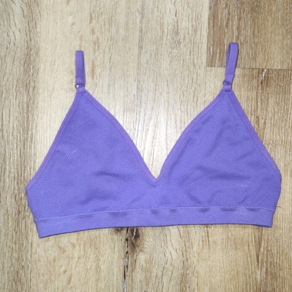 Purple bralette top Size small